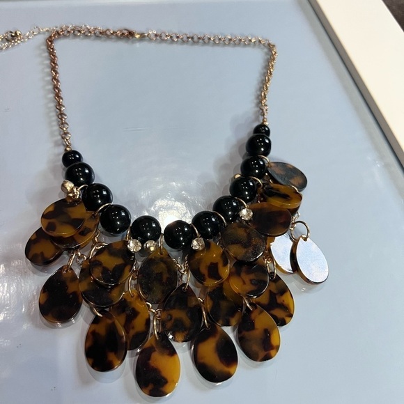 COPY - Brown , black , leopard necklace - Picture 4 of 4